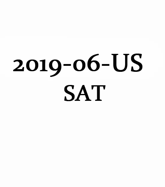 June 2019 North America  SAT Test QAS Paper(PDF)第0张