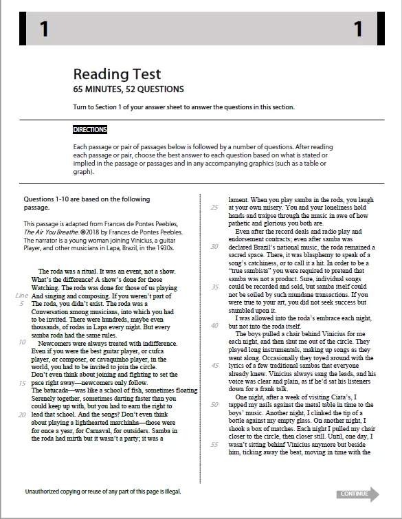 SAT March,12 2022 International SAT Test and Answer Key PDF