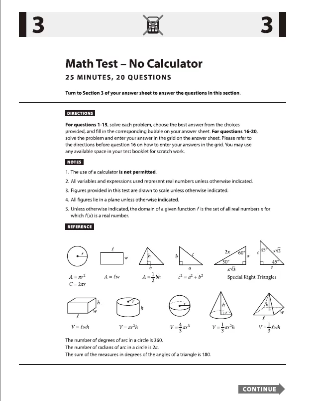 March,12 2022 US SAT Test Question and Answer Key PDF第2张