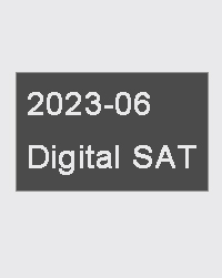 Official June,3 2023 Digital SAT test QAS and Answer（easy module）