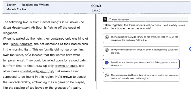 December 2025 International digital sat test QAS and Answer (B) pdf第1张