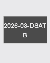 March 2026 digital sat test paper and Answer PDF（B）